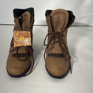 Texas Brand Womens Lace up Boot Size 5.5